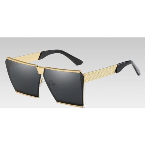 Square Mens Meatl Sunglass Women Sunglasses Colour Frame Unique Design Sunglasses Women Oversized Square Pilot Glasses WD0908