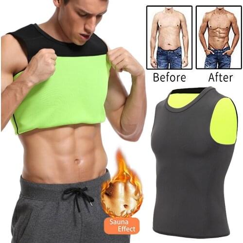 Mens Neoprene Slimming Vest Women Body Sauna Sweat Thermal Waist Trainer Cincher Tank Tops Firm