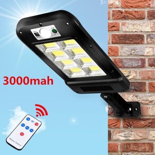 IP65 Waterproof Solar Wall Light PIR Motion Sensor Garden Outdoor Indoor Solar Lighting Street Lamp Smart Remote Control Lamp