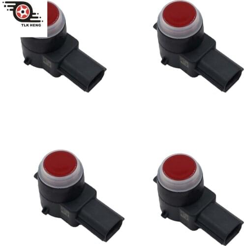 NEW Red PDC Parking Sensor Parking Assistance Parking Radar 4 Pcs for Dodge Chrysler Jeep 1EW63ARHAA