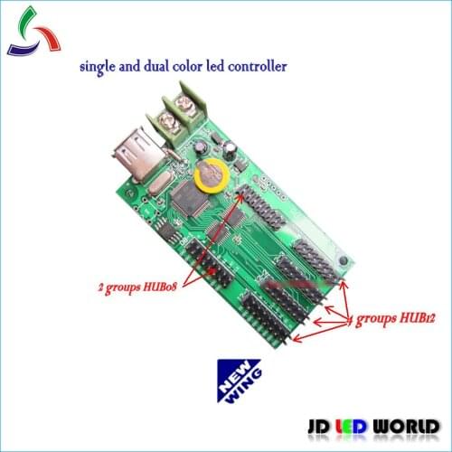 P10,F3.75,F5.0,P4.75,P5 single and dual color led scrolling sign controller NEWWING XY-2 XY-RG support low gray scale colors