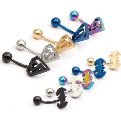 1PCS Stainless Steel Animal Belly Rings For Women Girl Steampunk Navel Piercing Body Piercing Jewelry Gift Belly Button Rings