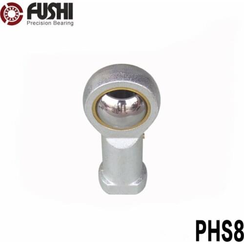 Rod End Joint Bearings PHS8 PHS10 PHS12 ( 1 PC ) Female Right Hand Threaded Inlaid Line Rod Ends Bearing