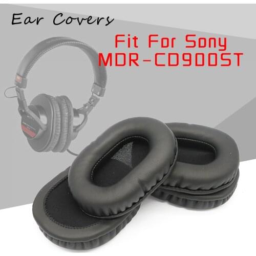 Earpads For Sony MDR CD900ST MDR-CD900ST Headphone Earpads Replacement Headset Ear Pad PU Leather Sponge Foam