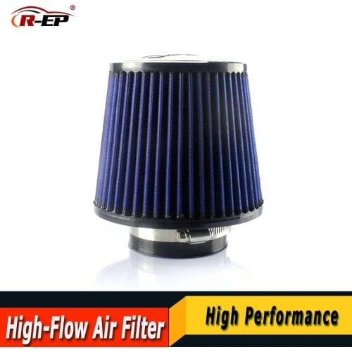 R-EP Universal Air intake Filter Performance High Flow for 77mm Cold Air Intake Filters Reusable Cleaner Racing car 3inch