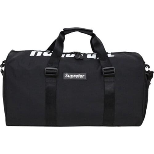 Fitness Bag Men and Women Large-Capacity Travel Bag Shoulder Diagonal Handbag Custom