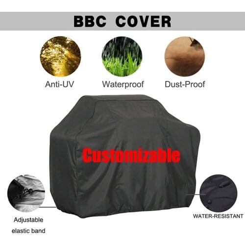 Universal dust cover outdoor garden furniture set waterproof Oxford sofa chair table barbecue protector can be customized