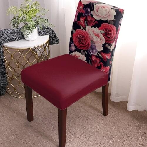 Vintage Rose Flower Office Chair Cover Spandex Chair Cover Elastic Printing Home Hotel Wedding Dining Chair Covers