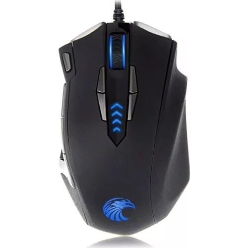 Z7900 USB Wired Gaming Mouse Programmable Buttons RGB Backlit 4000 DPI Adjustable Comfortable Grip Mice with Tunable Weights
