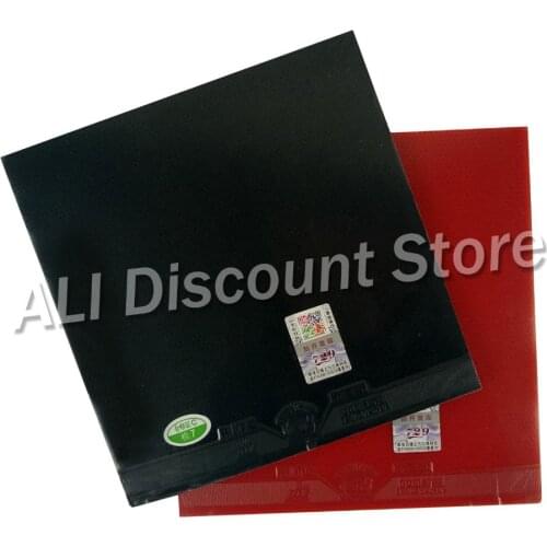 2x RITC 729 Friendship General Sponge Rubber 1 Red and 1 Black Pips-In Table Tennis PingPong Rubber With Sponge 2.2mm