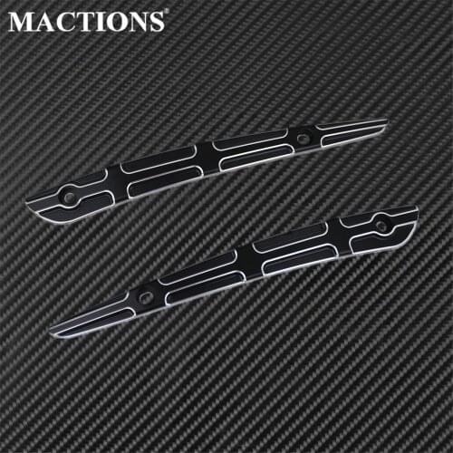 2x Motorcycle Windshield WindScreen Side Trim CNC Aluminum For Harley Touring Road Glide Custom FLTRX Special FLTRXS Utra 14-17