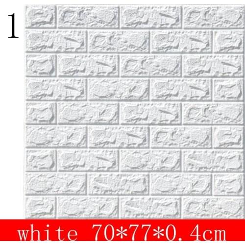 3D Wall Sticker Imitation Brick Bedroom Decoration Waterproof Self-adhesive Wallpaper For Living Room Kitchen TV Backdrop