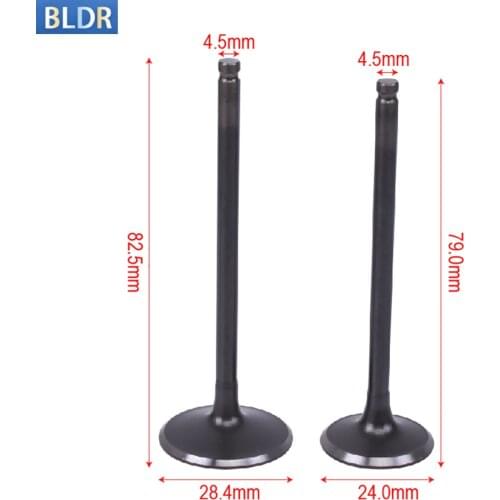 4.5mm For KTM 200 Duke 200 200cc Motorcycle Engine Inlet Outlet Intake Valve Exhaust Valve Stem Kit