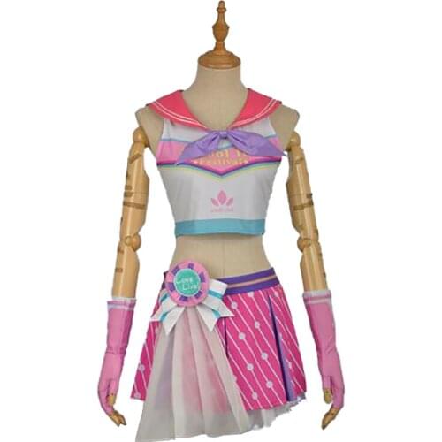 Anime Love Live Ruby Kurosawa Cosplay Costume Top Skirt Gloves Sock Daily Cheerleaders Carnival Party Festival Uniform Brand New