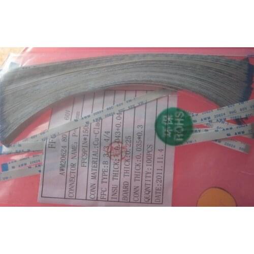 Free shipping FFC 0.5pitch 4pin 300mm long type A Flexible Flat Cable For TTL LCD DVD Computer Printer AWM 80C60V VW-1