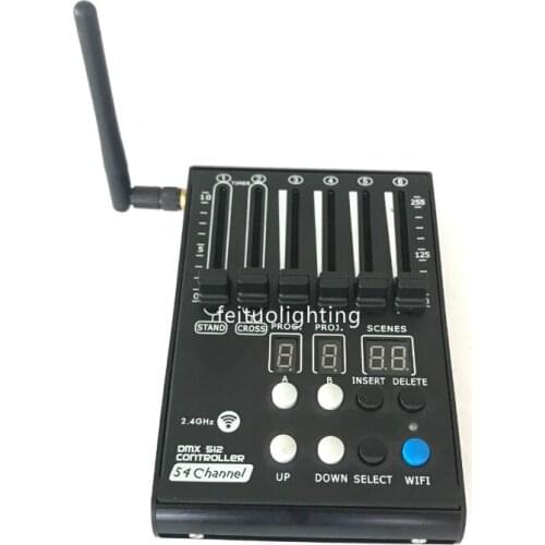 Wireless dmx512 controller small and portable lighting console/Console table for stage lighting