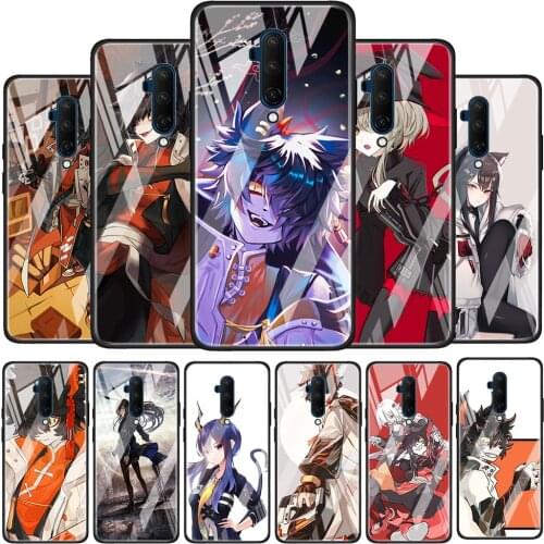 Anime Aak Arknights Tempered Glass Cover For OnePlus Z 7 8 9 7T 8T 9R Nord 5G Pro Silicone Phone Case Coque