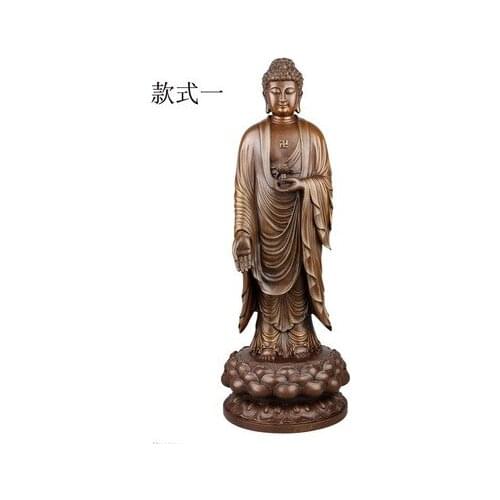 Pure bronze Sakyamuni Buddha statue ornaments Aka Kaiser statue of bronze statue large Amitabha Buddha