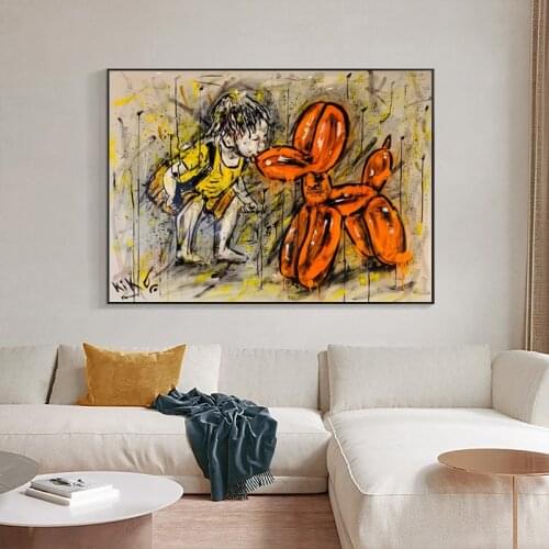 Graffiti Art Posters and Prints on Canvas Painting Kids Street Wall Graffiti Picture for Childrens Bedroom Cuadros Home Decor