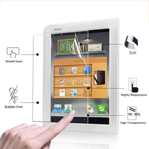 Best high Clear Glossy screen protector film For BBK H8 8.0 inch tablet front HD lcd screen protective films in stock