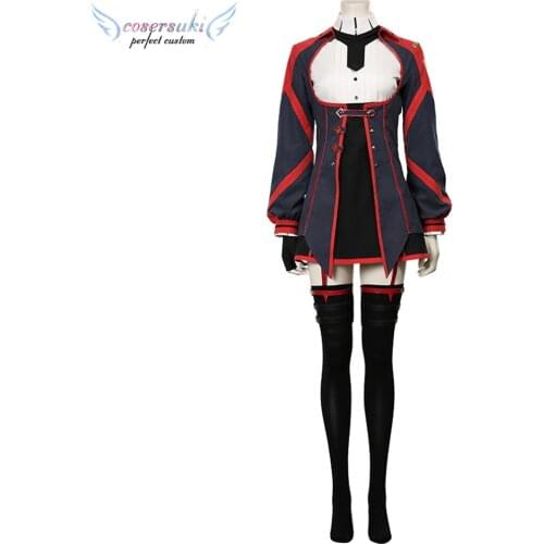 Maou Gakuin no Futekigousha Necron Sasha Cosplay Carnaval Halloween Christmas Costume