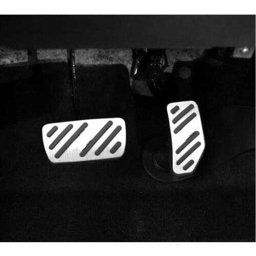 Fuel Brake Foot Rest pedals Plate Non slip Accelerator brake pedal Pads cover For Subaru XV 2018-2019 ,For Subaru Forester 2019