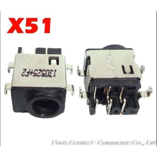 51 pcs new For SAMSUNG RV411 RV420 RV510 RV511 RV515 RC510 RF411 RC520 RF711 RF710 RV711 DC Power Jack Socket Connector