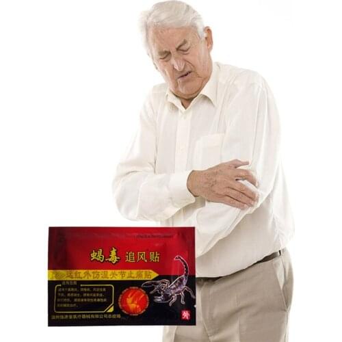 Analgesic Plasters Scorpion Venom Neck waist Pain Relief Plaster Chinese Herbal Joint Pain Arthritis Far IR Heating Patches 24Pc