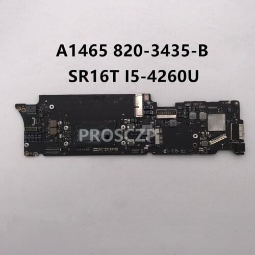 Free shipping For A1465 Laptop motherboard 820-3435-b With SR16T I5-4260U CPU 100% working well+High quality