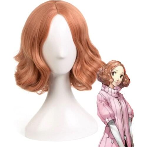 Game Persona 5 Cosplay Wigs Haru Okumura Cosplay Wig Heat Resistant Synthetic Wig Hair Halloween Party Anime Women Cosplay Wig