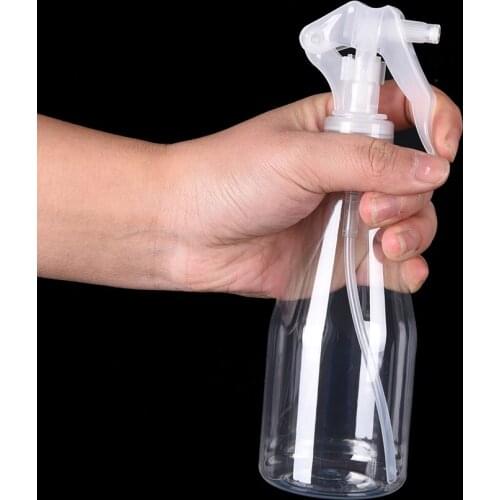 200ML Portable Transparent Plastic Spray Bottle Makeup Moisture Atomizer Pot Fine Mist Sprayer Bottles Hair Hairdressing Tools