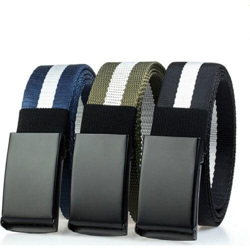 Men Belt New Fashion Unisex Army Tactical Waist Belt Jeans Male Casual Luxury Webbing Waistband Ceinture Femme Women Belt