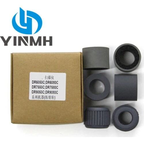 2 Sets Compatible New Scanner Pickup Roller Tire for Canon DR 6050C 7550C 9050C MG1-4268-000 MA2-6772-000 MG1-4269-000