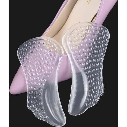 INCHNEG Silicone Gel Insoles Orthopedic Arch Support Insoles for Women Shoe Pads Non-Slip Pain Relief Flat Feet Shoes Insoles