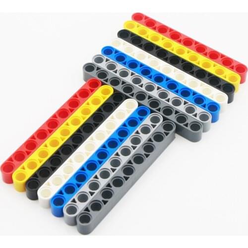 100pcs Bulk Technic Parts Liftarm 1x9 Thick Studless Beam Building Blocks Conector Accessories wholesale Toys for children 40490