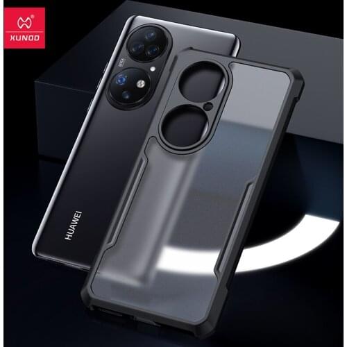 XUNDD Shockproof Case For Huawei P50 Pro Case Transparent Matte Cover Protective Airbag Bumper For Huawei P 50 Pro Back Cover
