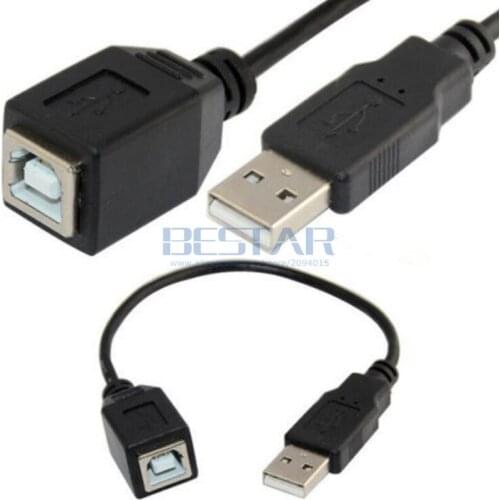 20CM USB 2.0 A male to USB Type B Female AM-BF printer extension cable 0.2m