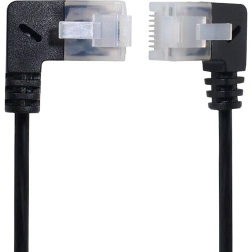 Xiwai Ultra Slim Cat6 Ethernet Cable RJ45 Angled UTP Network Cable Patch Cord 90 Degree Cat6a Lan Cables for Laptop Router BOX