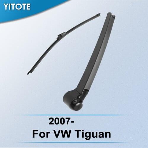 YITOTE Rear Wiper & Arm for VW Tiguan 2007 2008 2009 2010 2011 2012 2013 2014 2015 2016 2017