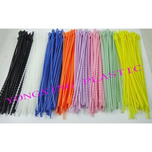50pcs/lot 3X180 zip releasable knot cable tie 8 color black white for your choose