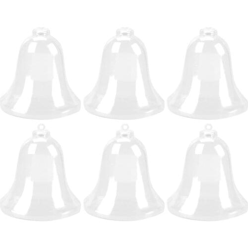 6pcs Acrylic Storage Boxes Delicate Candy Snack Storage Containers (Transparent)