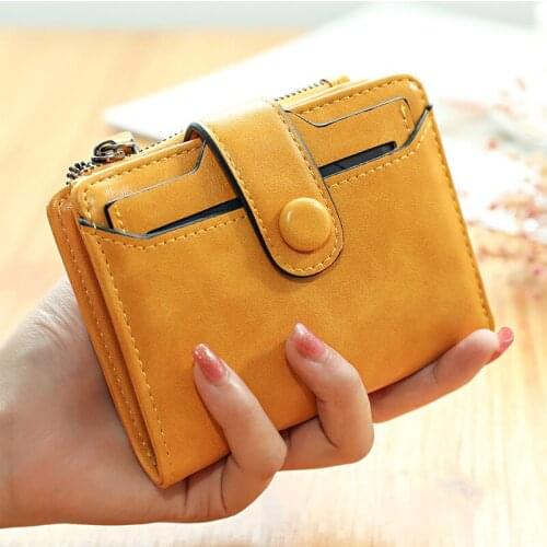 Brand Women Wallets Short Design High Capacity Clutch Purse Female Removable Card Holder Wallet Lady Money Coin Bag