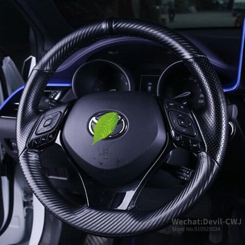 Steering wheel cover for Toyota Izoa CHR special hand-sewn car grip cover interior high-end durable grip cover car assessoires