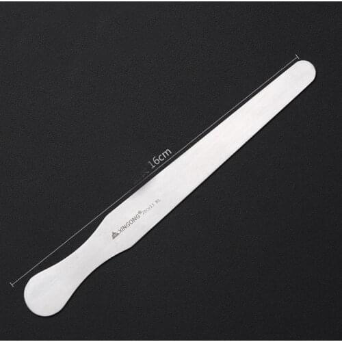 Stainless steel tongue depressor oral examination equipment childrens mouth muscle tongue depressor stirring piece abalone knif