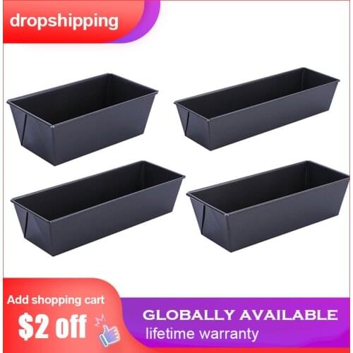 Baking Mold Rectangular Toast Mould Non-stick Cake Bread Loaf Pan Tray For Bread Loaf Pate Toast Cakes bakeware baking in stock