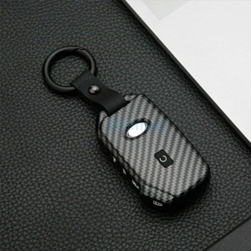 Glossy Carbon fiber ABS Car Remote Key Cover For Kia Sportage Ceed Sorento Cerato Forte 2017 2018 2019 2020