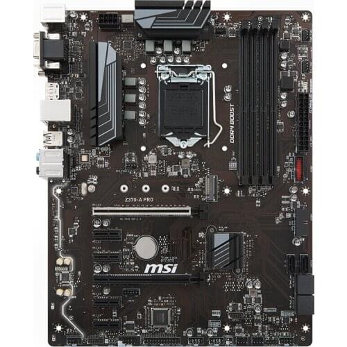Z370-A PRO motherboard gaming game motherboard with i3 8100 i5 8400 i7 8700K