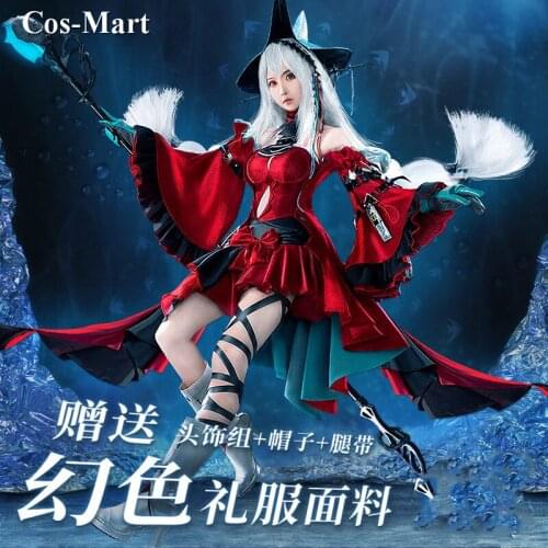 Game Arknights Skadi Cosplay Costume The Corrupting Heart Gorgeous Red Formal Dress Female Activity Party Role Play Clothing S-L