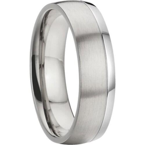 Classic wedding band rings for men stainless steel jewelry wholesale cheap price