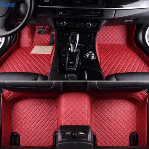Tane leather car floor mats For mazda 3 2010 gh cx-5 2015 3 bk cx 7 bl mazda 6 2014 2004 atenza accessories carpet rug